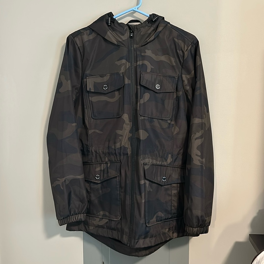 Michael by Michael Kors Fleece Lined Camo Jacket